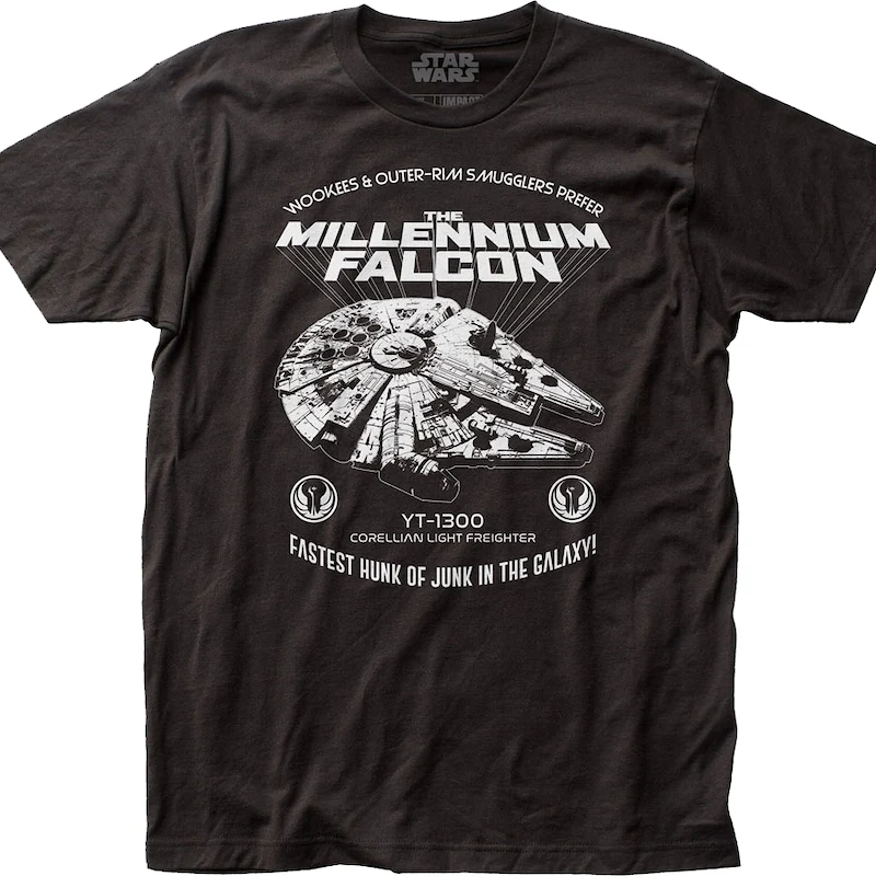 Millennium Falcon Hunk Of Junk Star Wars T-Shirt