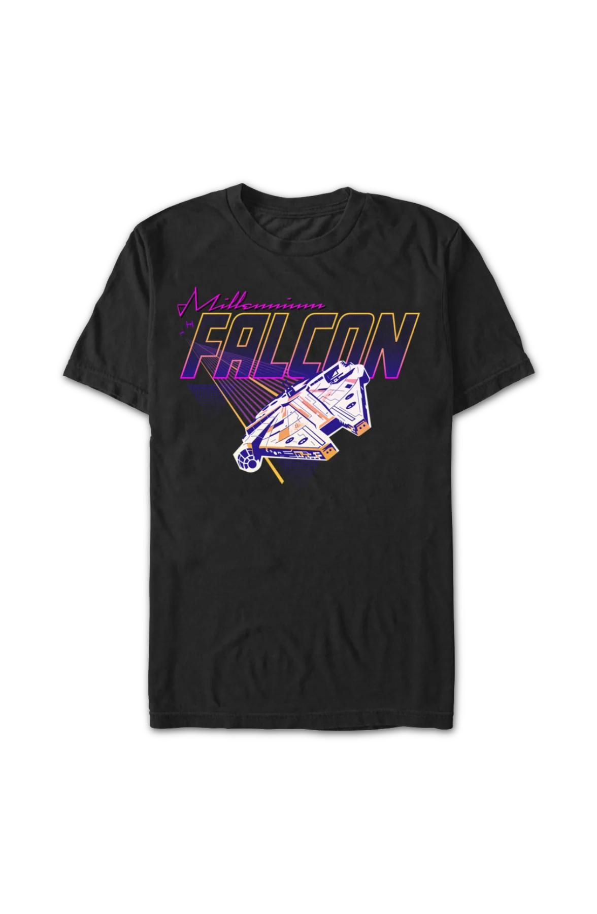Millennium Falcon Retro Flight Star Wars T-Shirt - Image 2