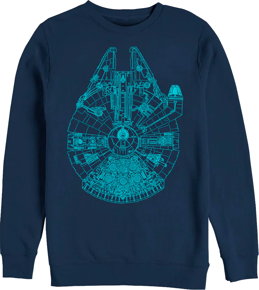 Millennium Falcon Star Wars Sweatshirt
