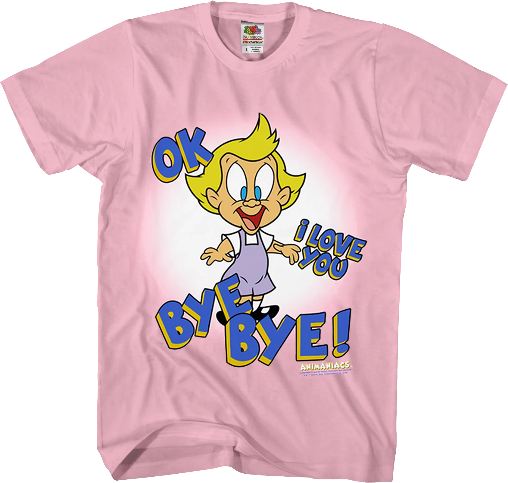 Mindy OK I Love You Bye Bye Animaniacs T-Shirt