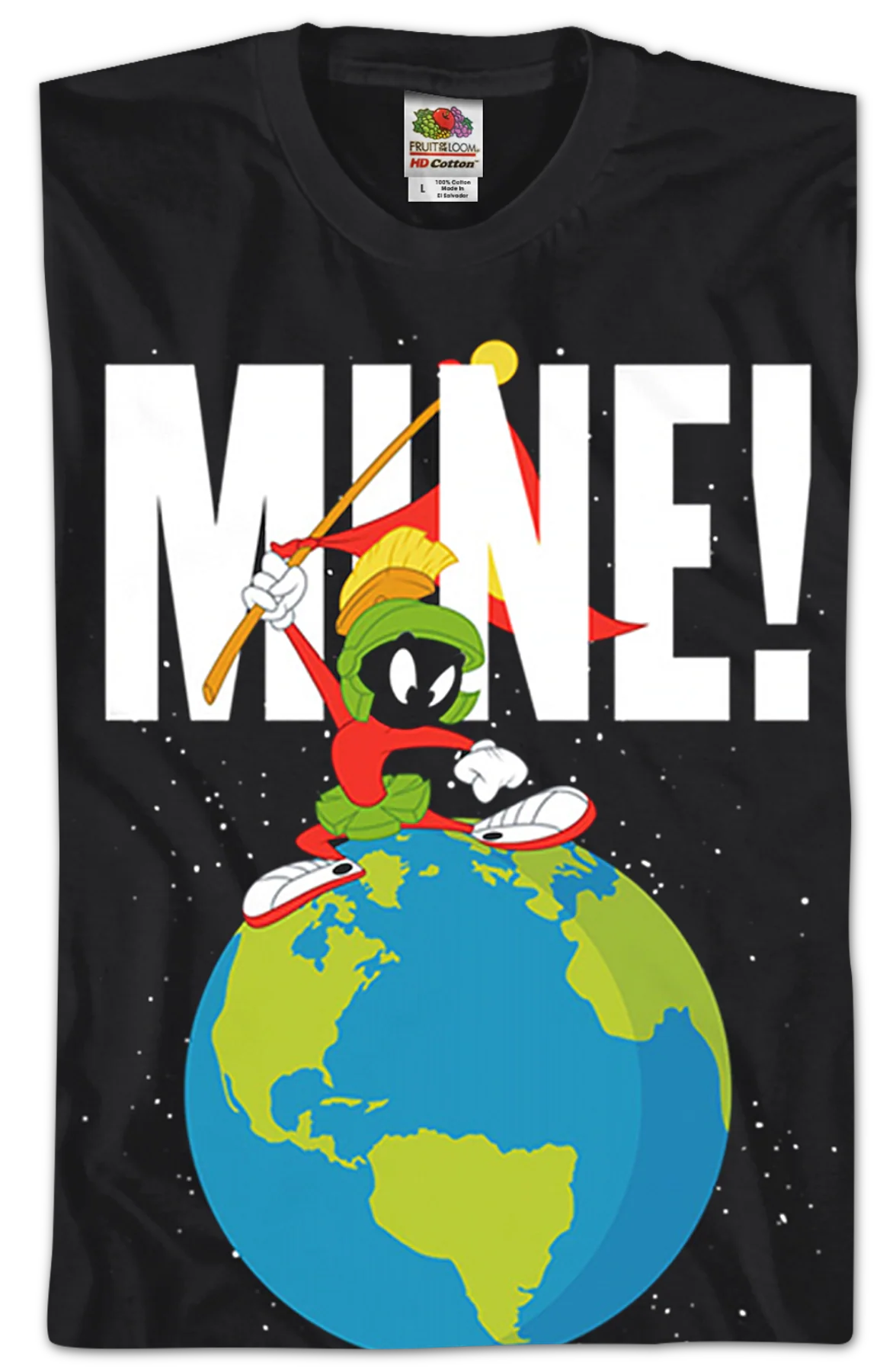 Mine Marvin The Martian Looney Tunes T-Shirt - Image 2
