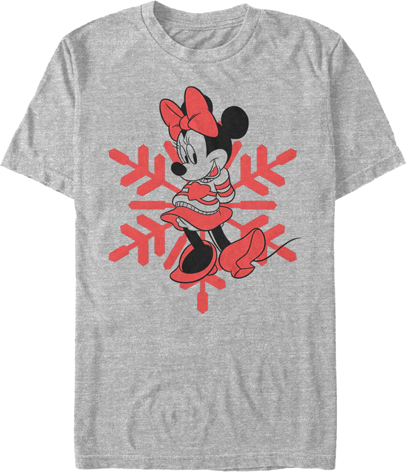 Minnie Mouse Snowflake Disney T-Shirt