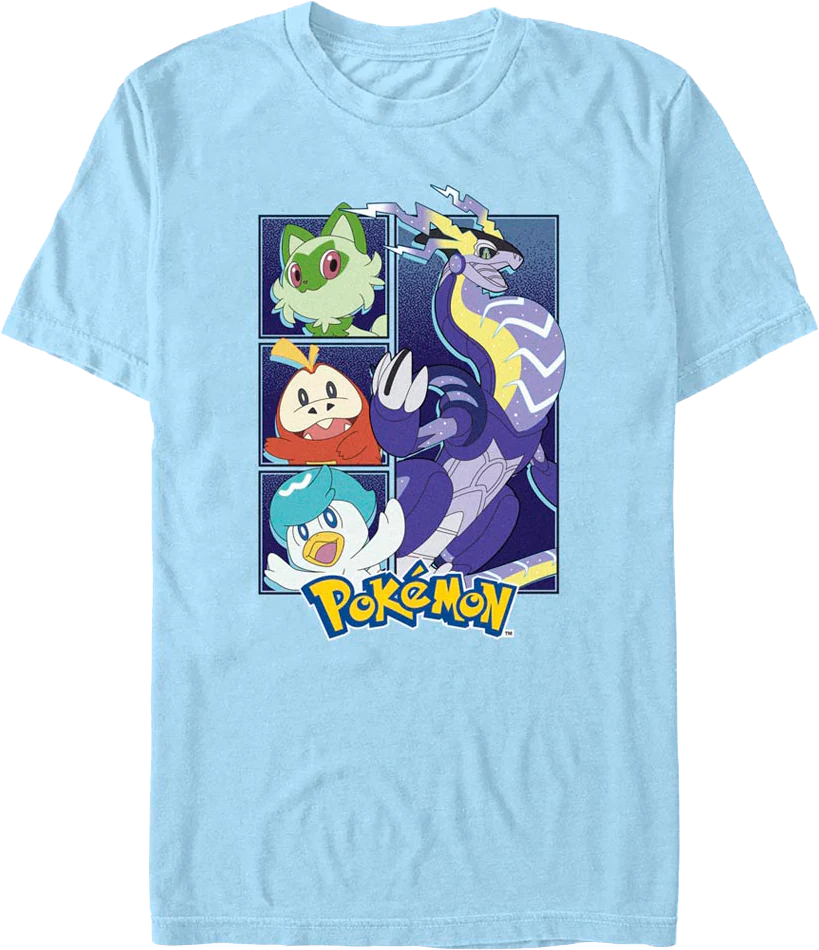 Miraidon Group Pokemon T-Shirt
