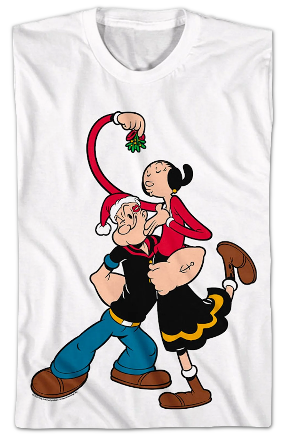 Mistletoe Popeye T-Shirt - Image 2