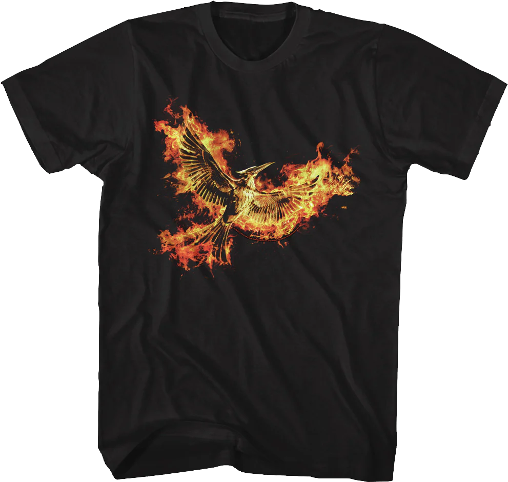 Mockingjay Fire Flight Hunger Games T-Shirt