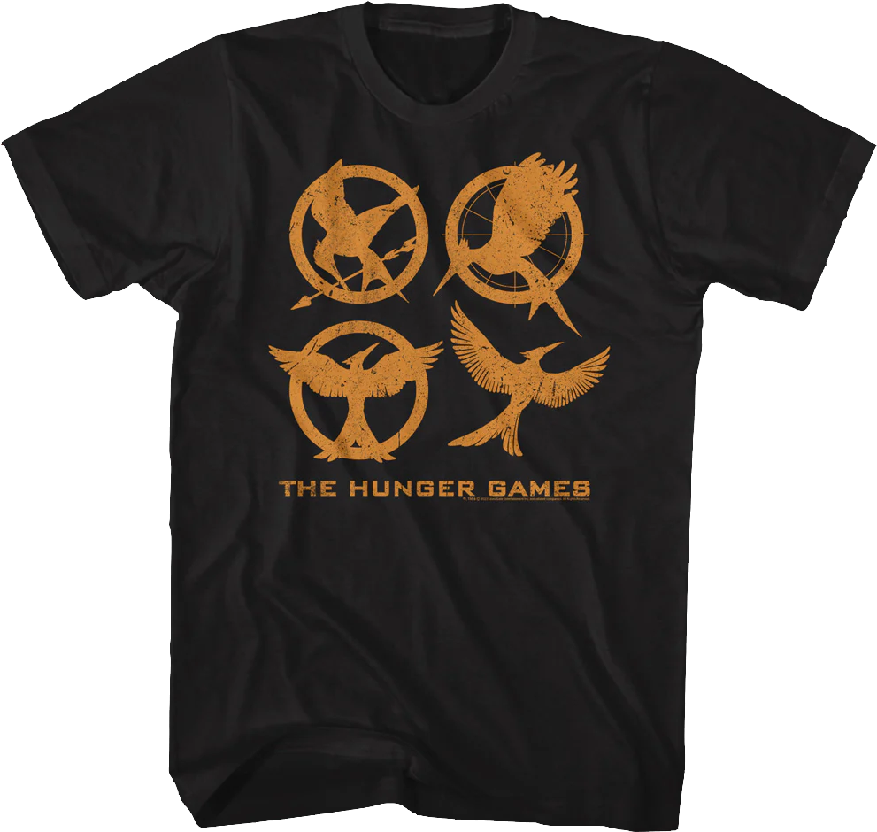 Mockingjay Logos Hunger Games T-Shirt