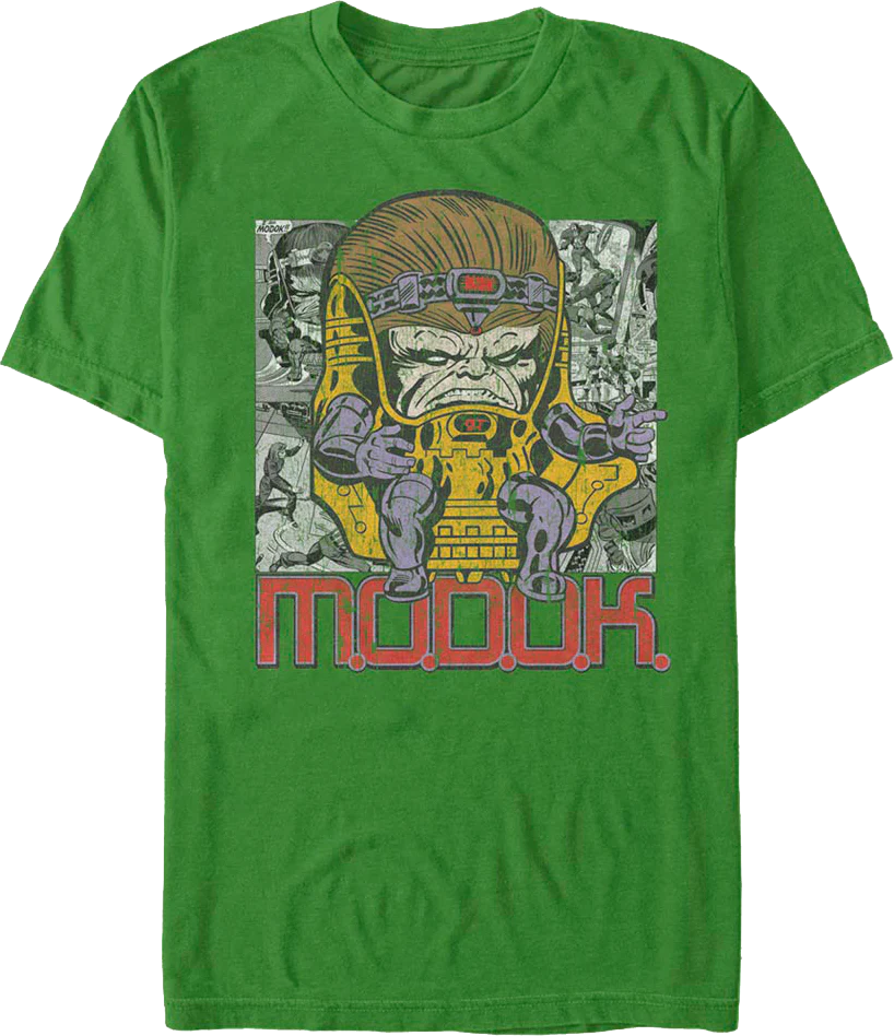 MODOK Comic Panels Marvel Comics T-Shirt