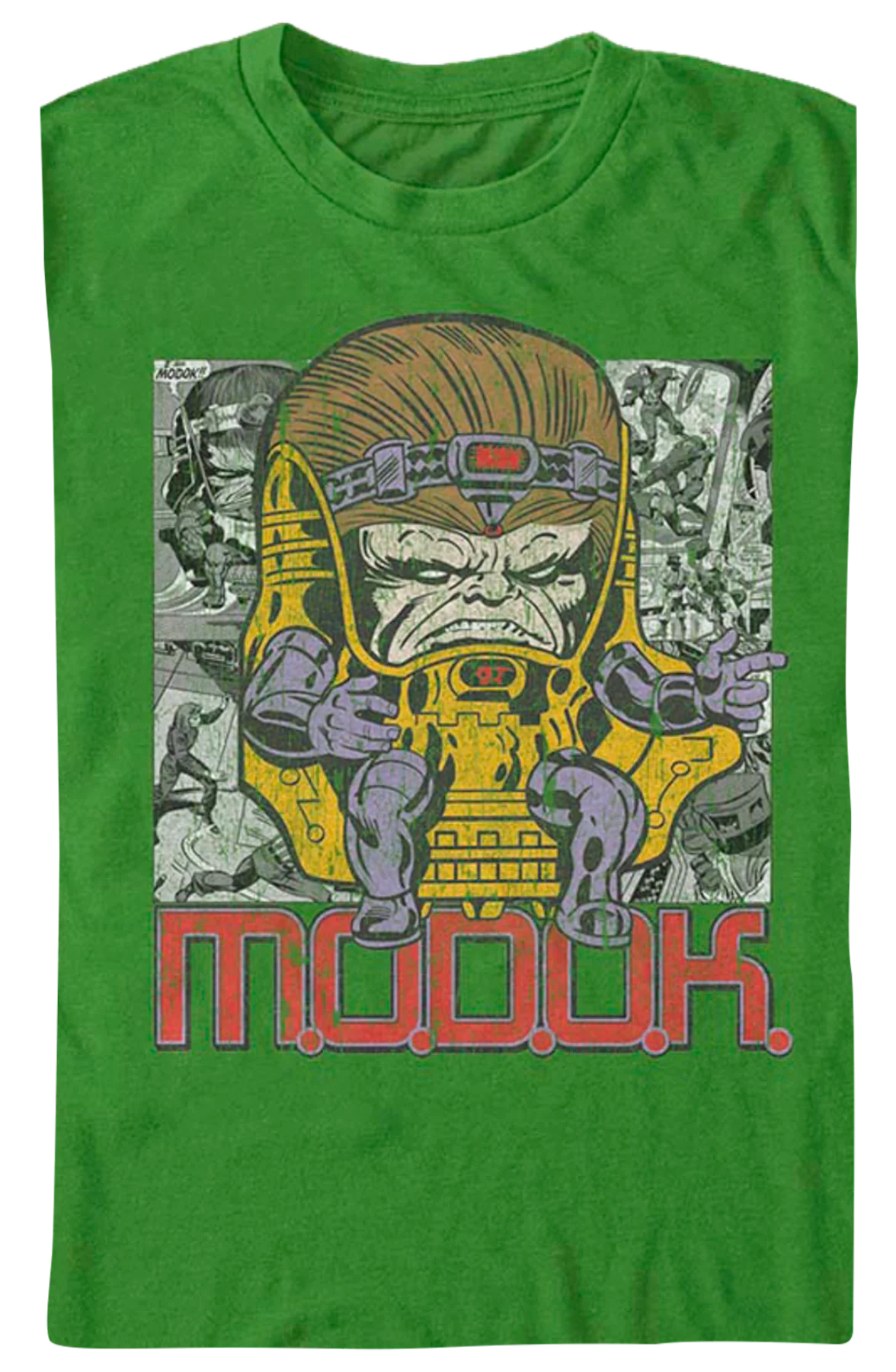 MODOK Comic Panels Marvel Comics T-Shirt - Image 2