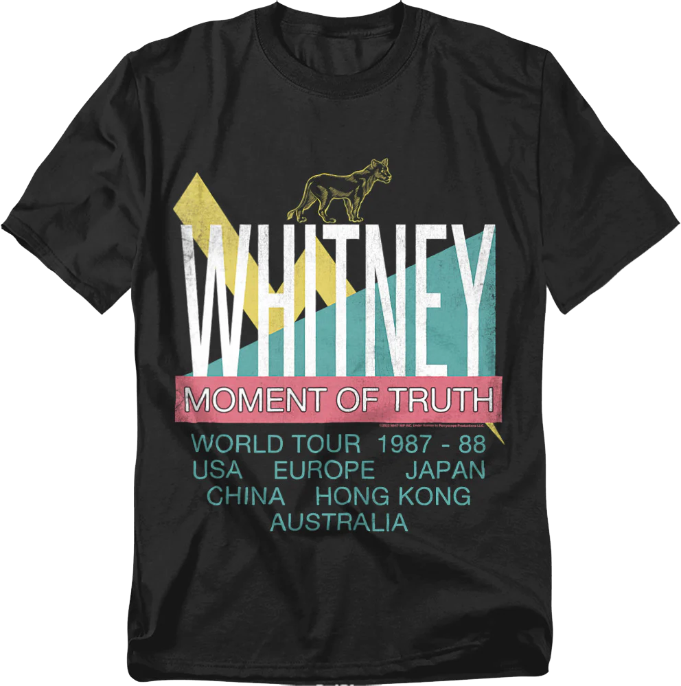 Moment Of Truth World Tour Whitney Houston T-Shirt