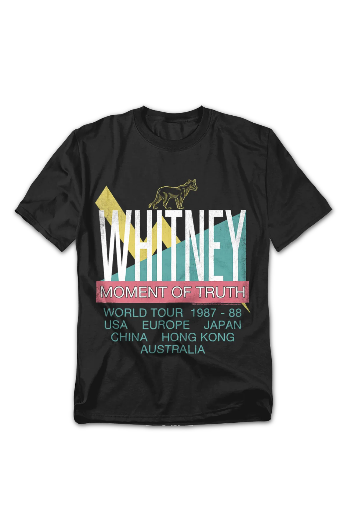 Moment Of Truth World Tour Whitney Houston T-Shirt - Image 2