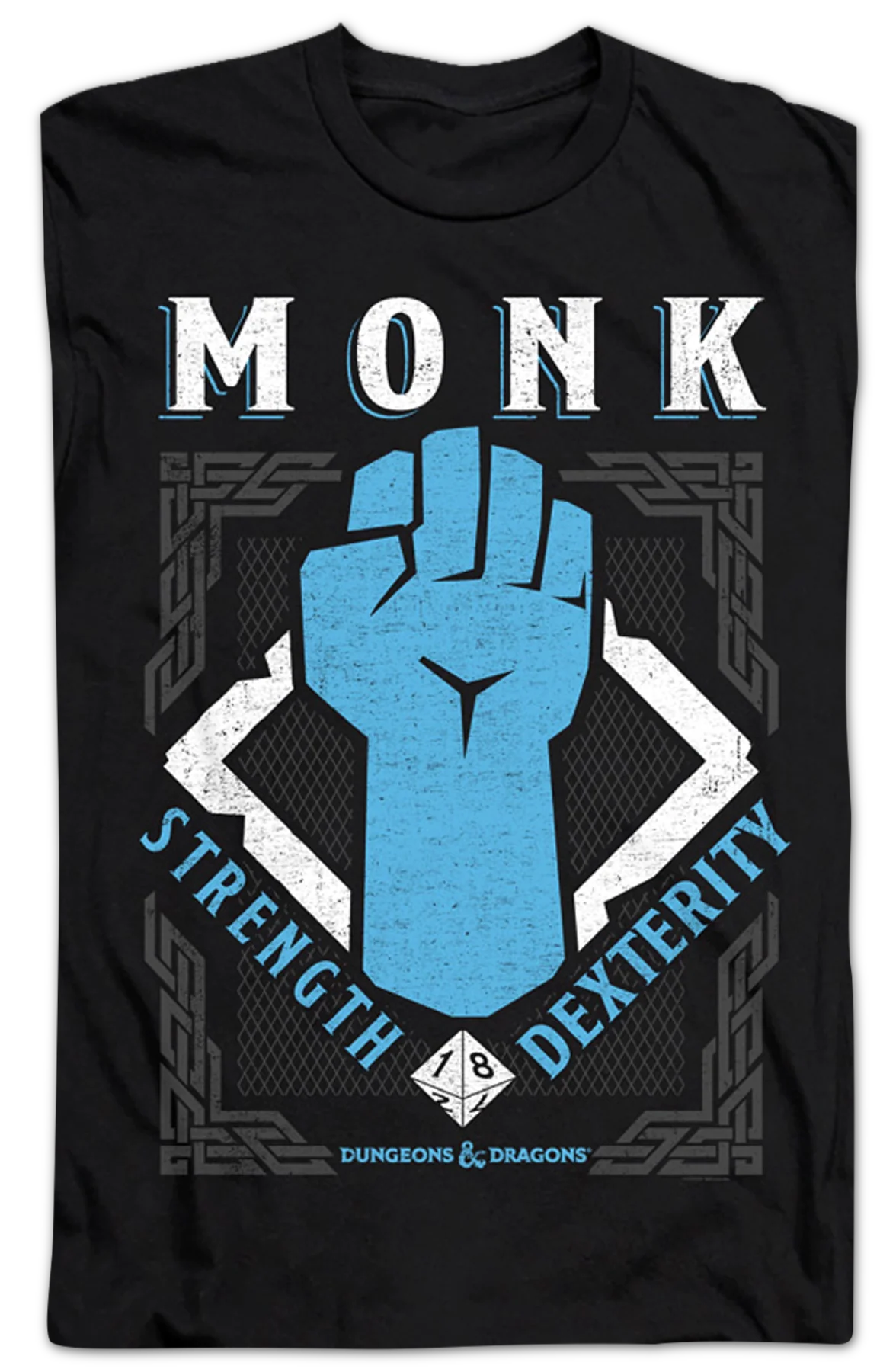 Monk Logo Dungeons & Dragons T-Shirt - Image 2
