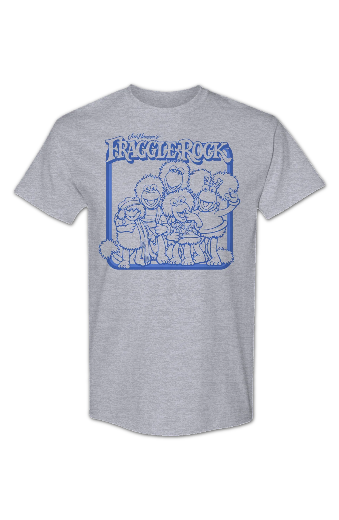 Monochrome Group Photo Fraggle Rock T-Shirt - Image 2