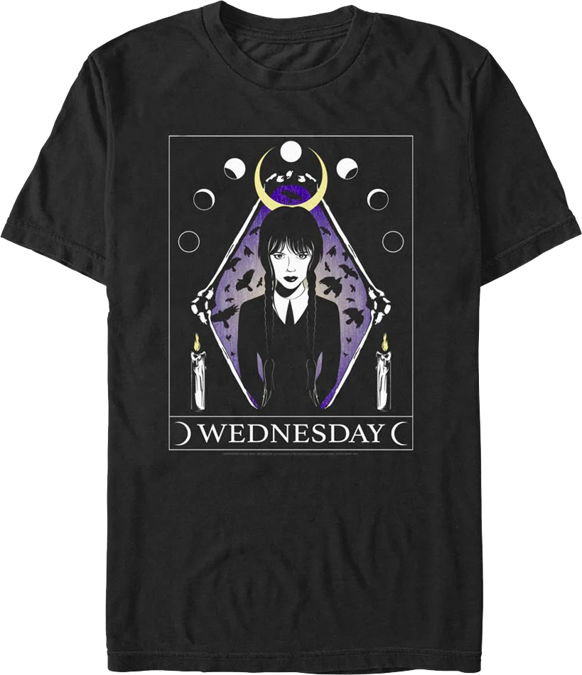 Moon Tarot Wednesday T-Shirt
