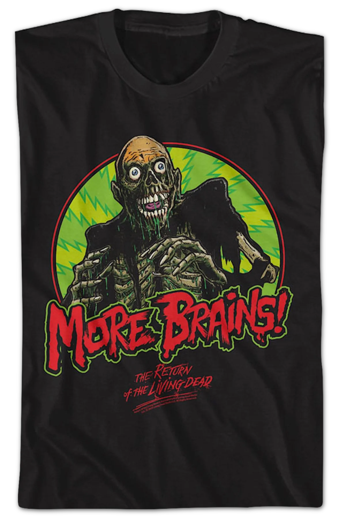 More Brains Return Of The Living Dead T-Shirt - Image 2