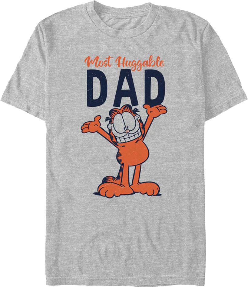 Most Huggable Dad Garfield T-Shirt