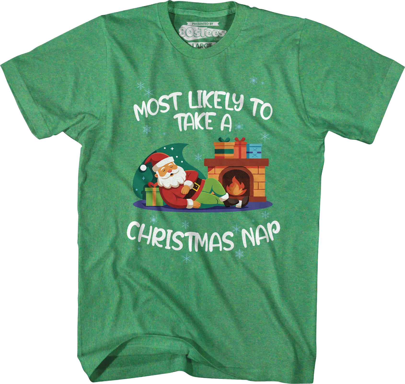 Most Likely To Take A Christmas Nap T-Shirt - Image 3