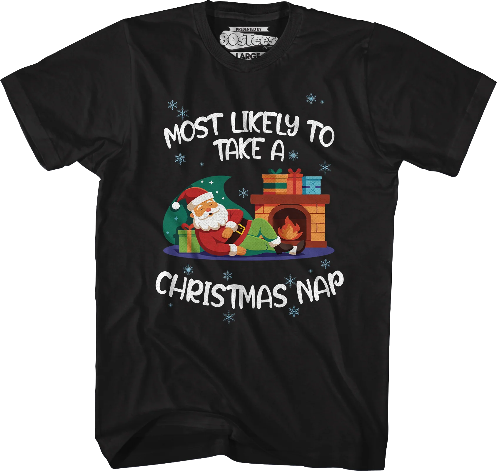Most Likely To Take A Christmas Nap T-Shirt - Image 4