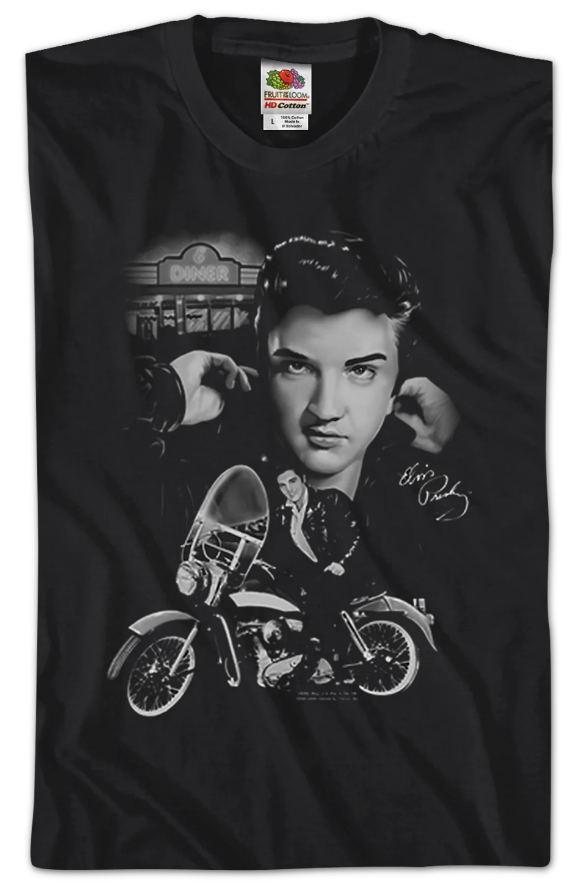 Motorcycle Elvis Presley T-Shirt - Image 2