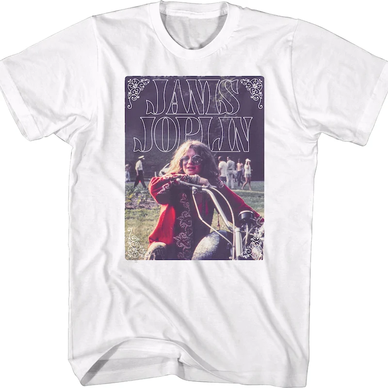 Motorcycle Janis Joplin T-Shirt
