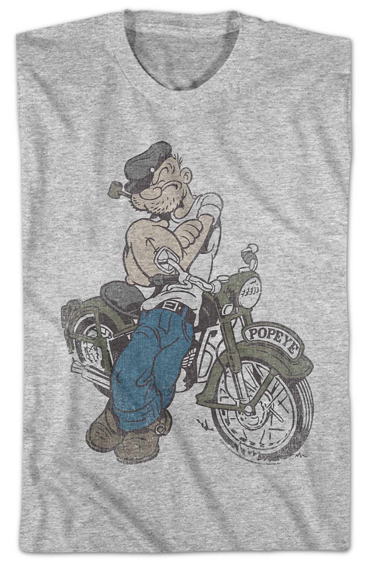 Motorcycle Popeye T-Shirt - Image 2