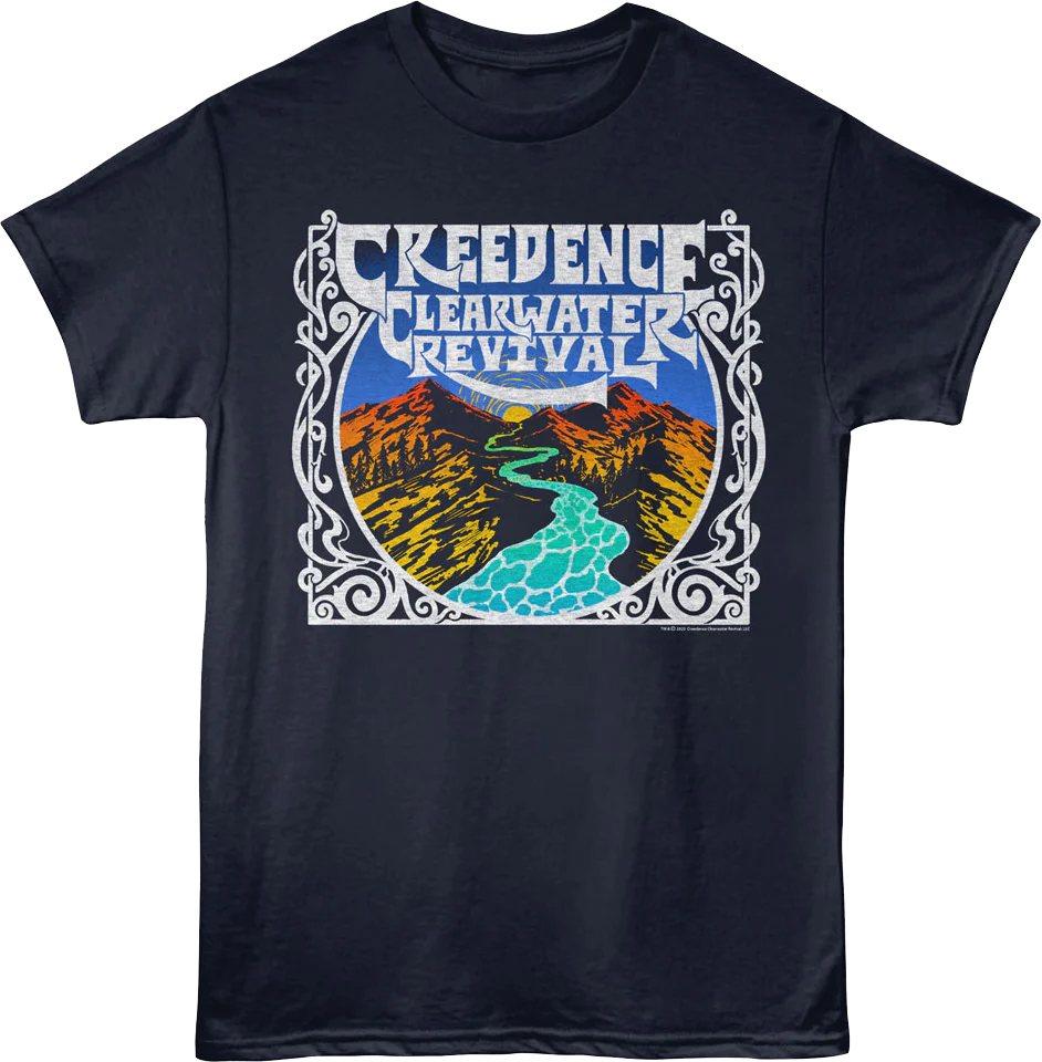 Mountains And River Creedence Clearwater Revival T-Shirt