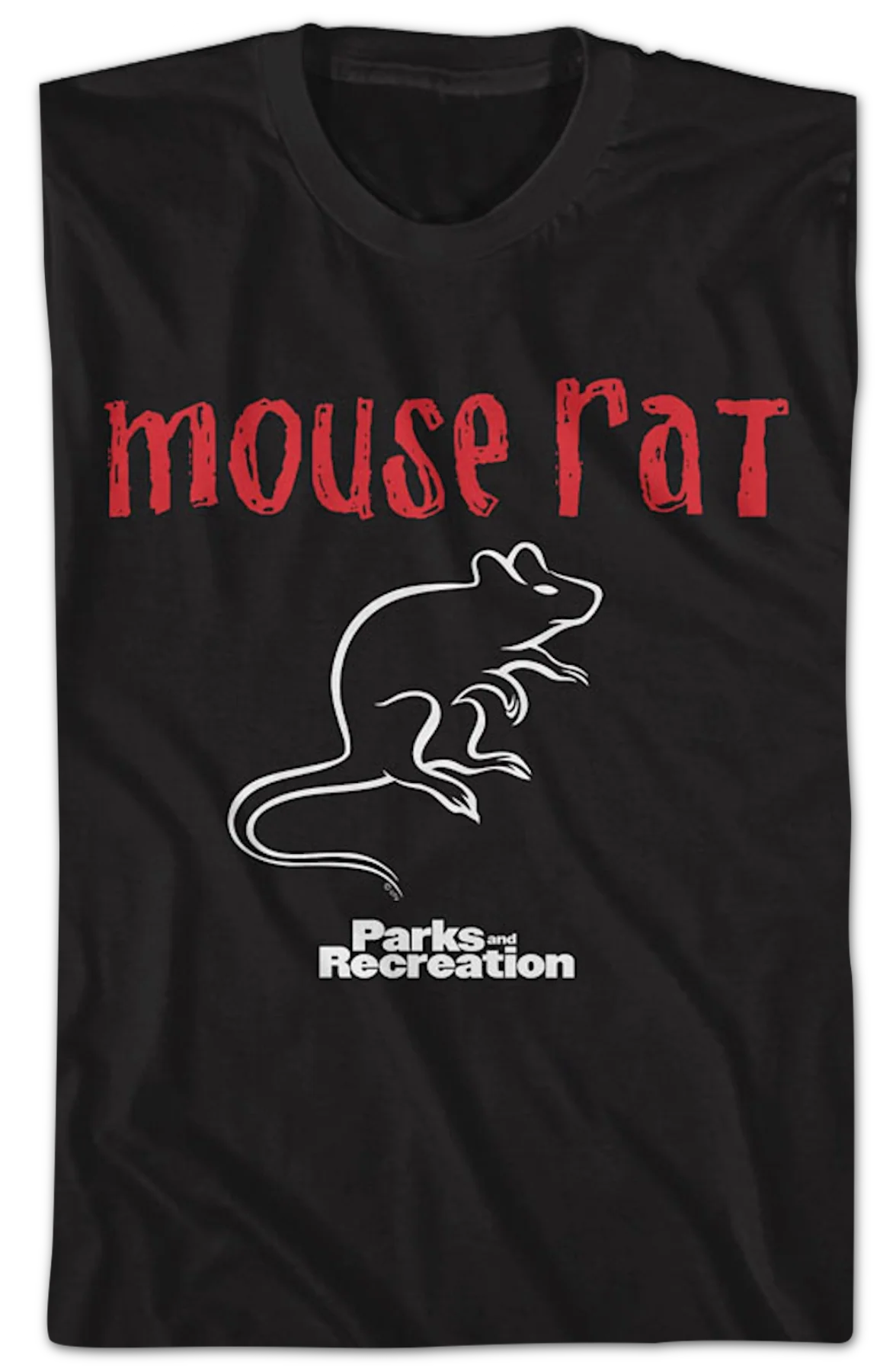 Mouse Rat Logo Parks and Recreation T-Shirt - Image 2