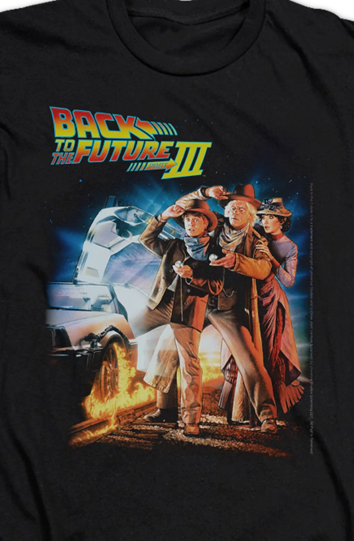 Movie Poster Back To The Future Part III T-Shirt - Image 2