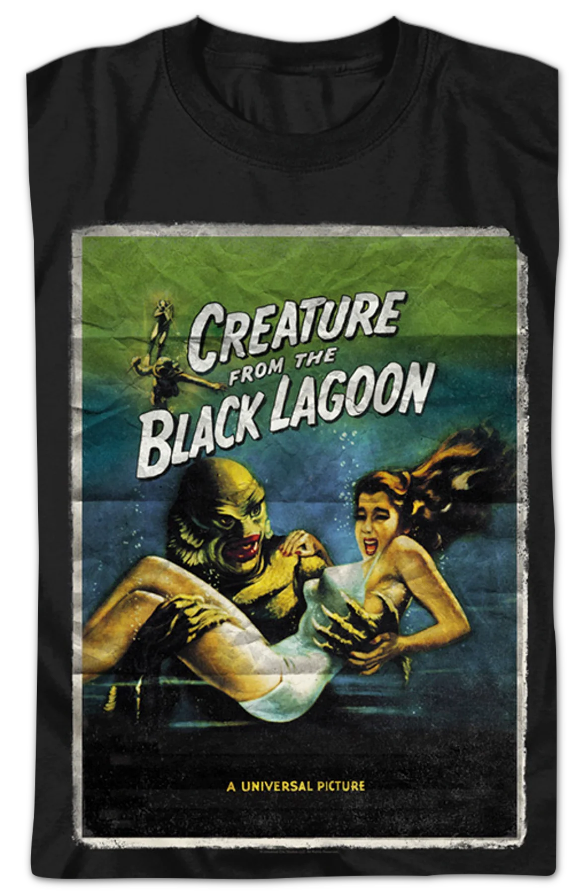 Movie Poster Creature From The Black Lagoon T-Shirt - Image 2
