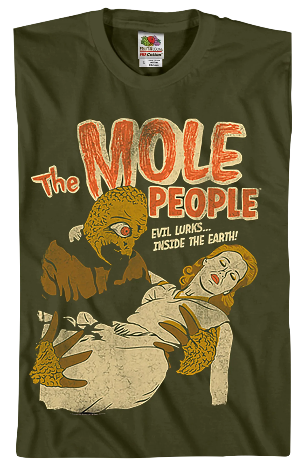 Movie Poster Mole People T-Shirt - Image 2