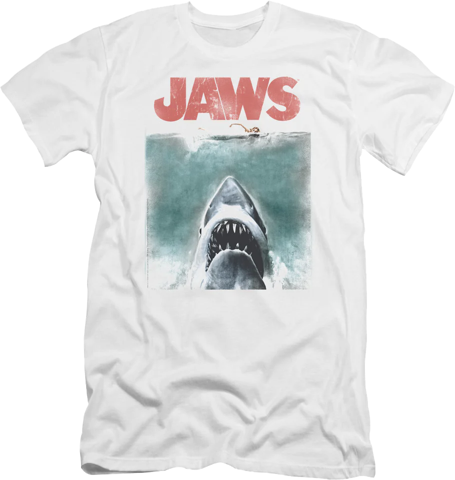 Movie Poster Premium Jaws T-Shirt