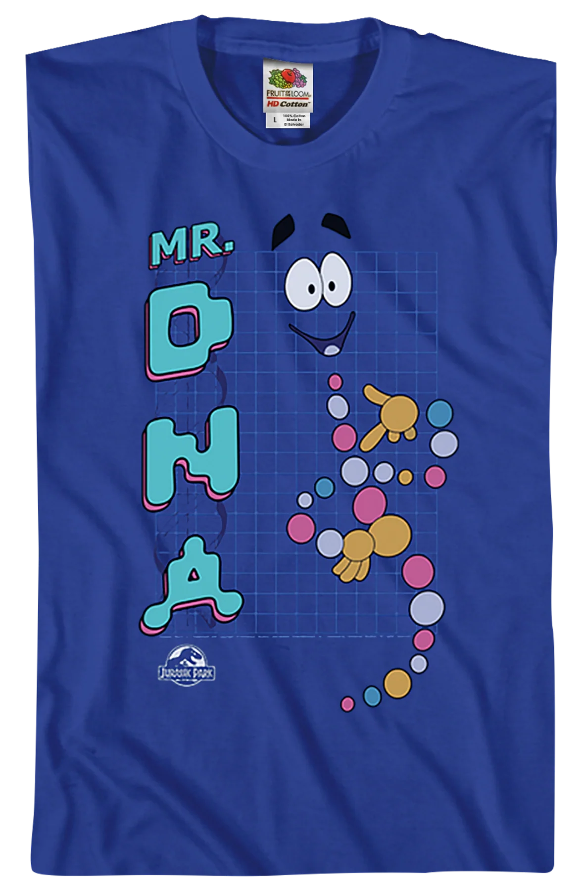 Mr. DNA Jurassic Park T-Shirt - Image 2