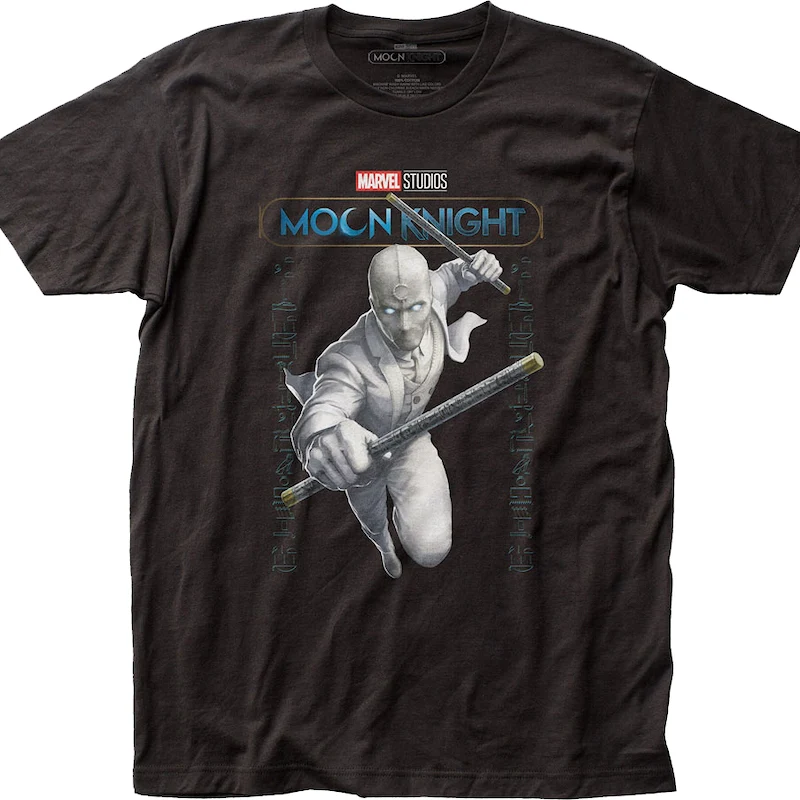 Mr. Knight Action Pose Moon Knight Marvel Comics T-Shirt