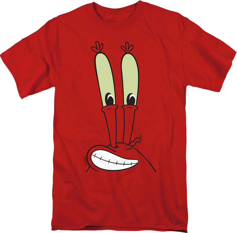 Mr. Krabs Face SpongeBob SquarePants T-Shirt
