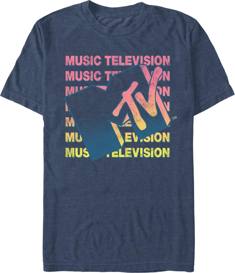Music Television Stacked MTV Shirt
