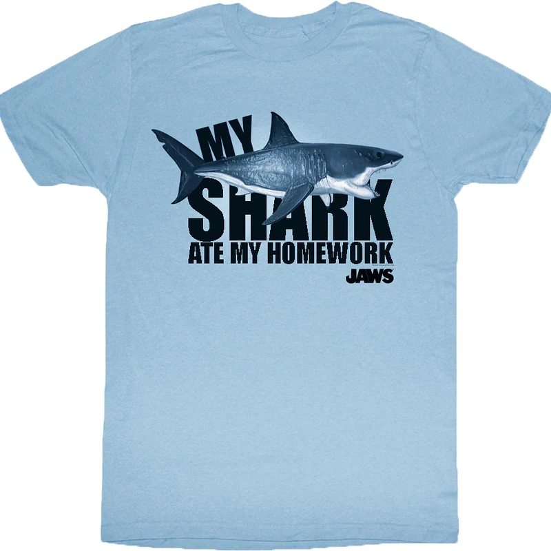 My Shark Ate My Homework Jaws T-Shirt