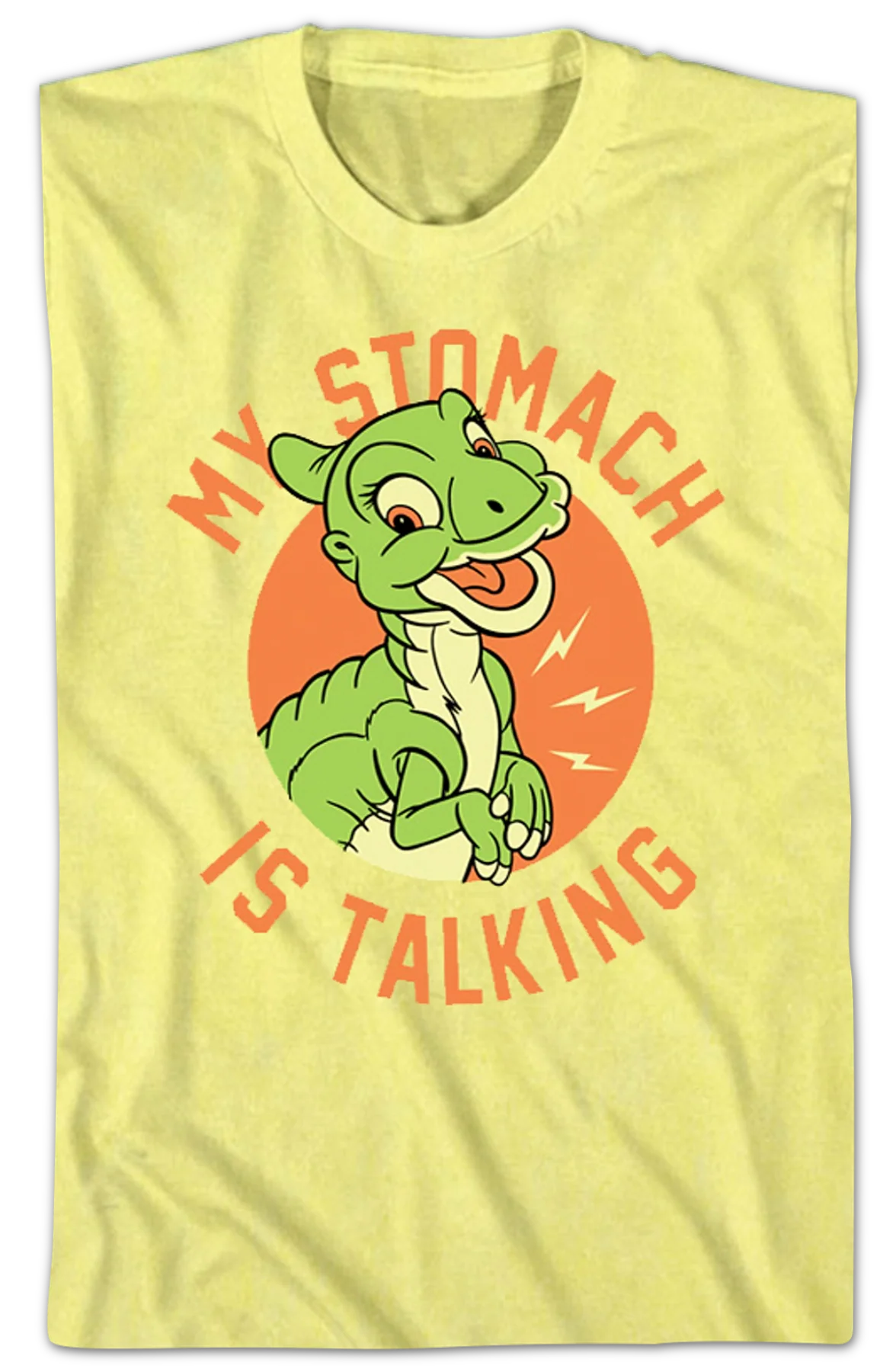 My Stomach Is Talking Land Before Time T-Shirt - Image 2