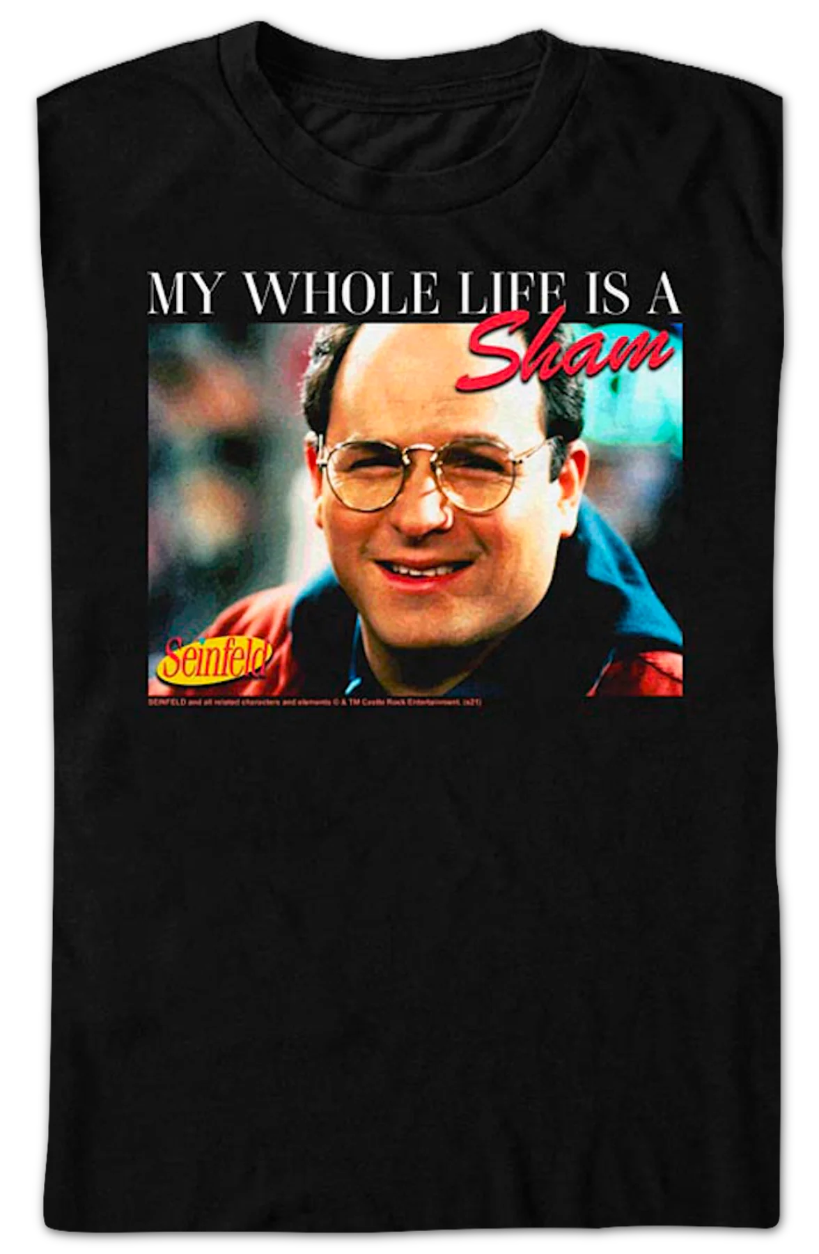 My Whole Life Is A Sham Seinfeld T-Shirt - Image 2