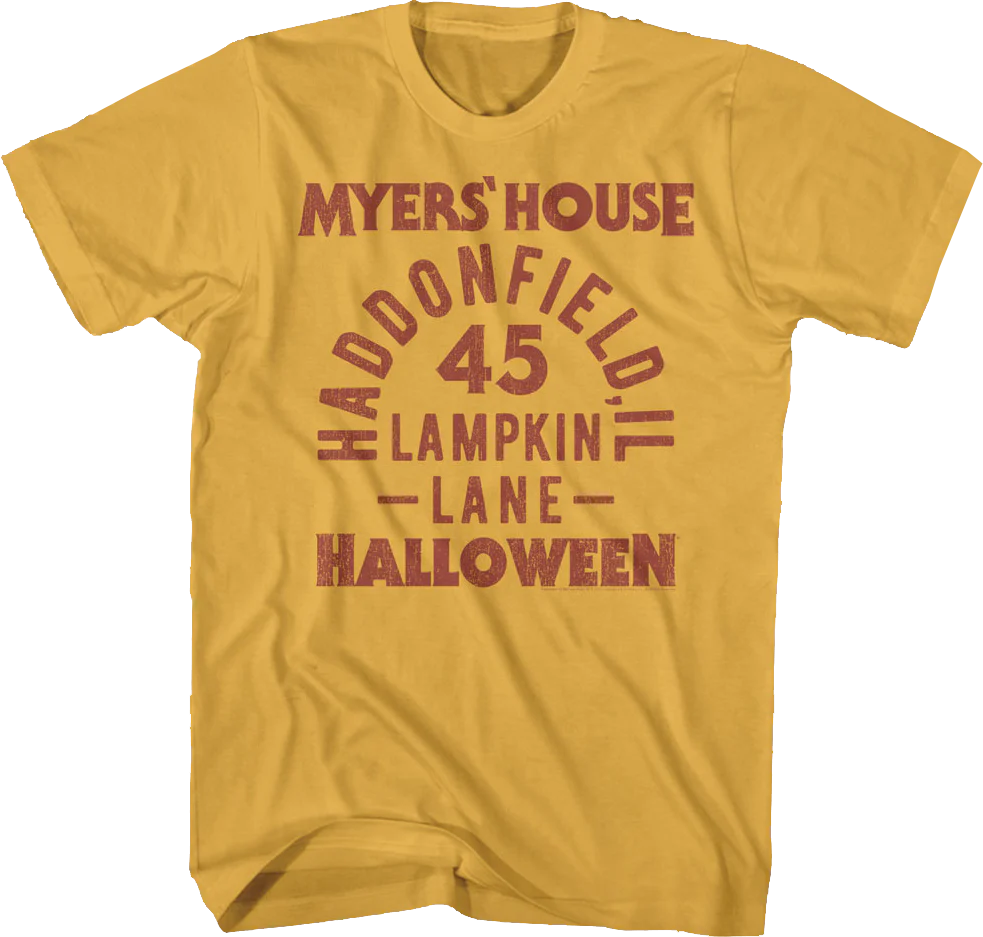 Myers' House Halloween T-Shirt