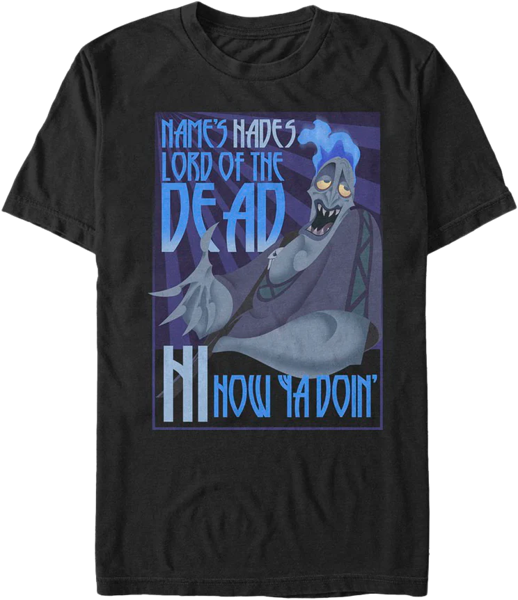 Name's Hades Lord of the Dead Hercules T-Shirt