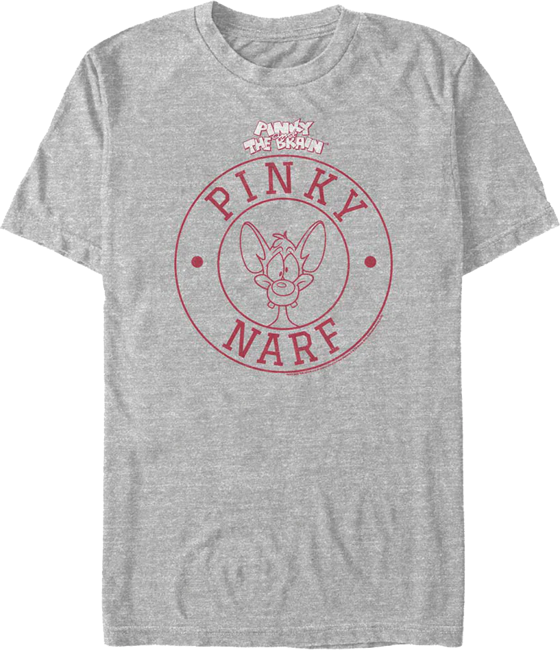 Narf Circle Pinky and the Brain T-Shirt