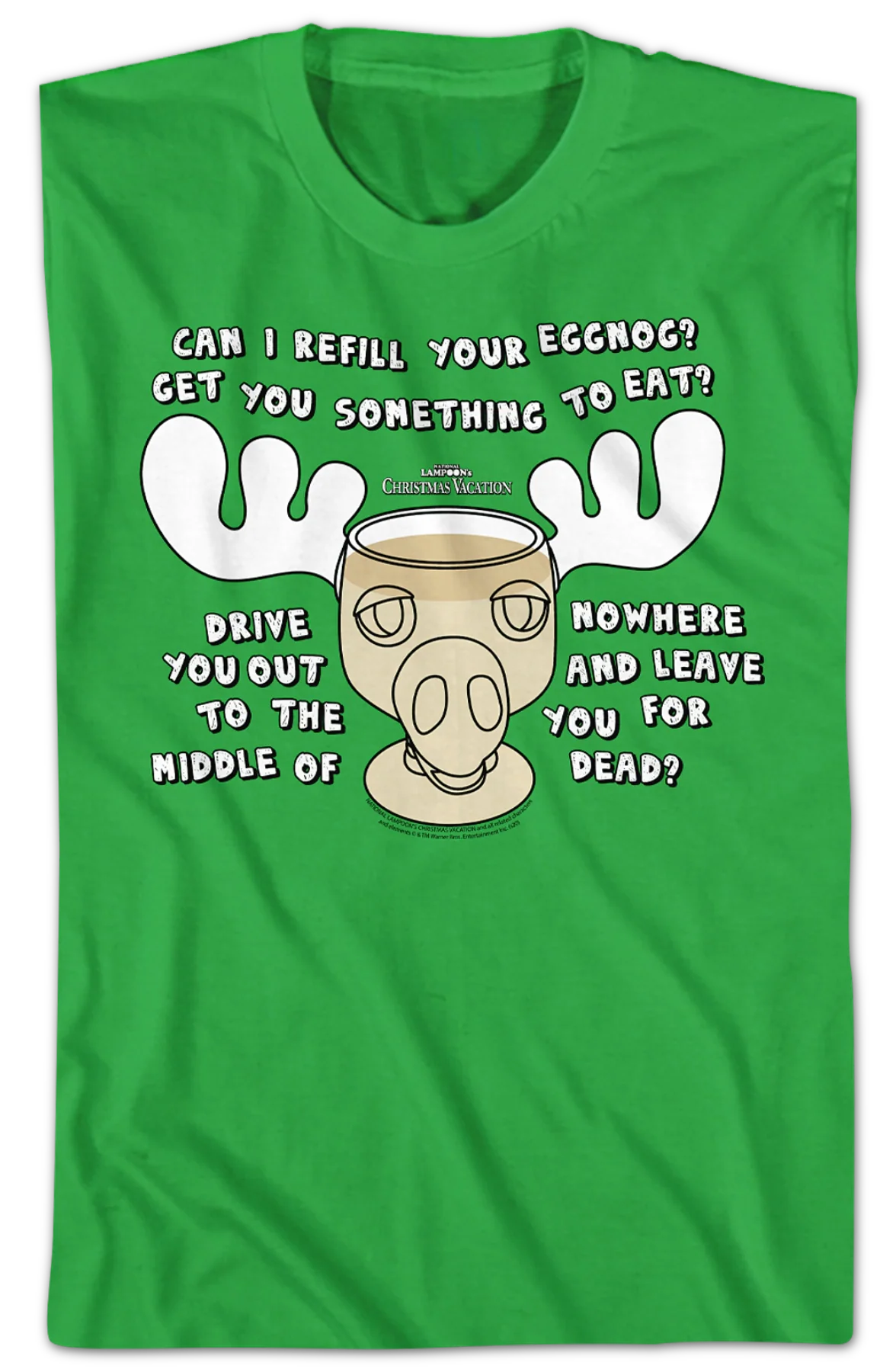 National Lampoons Christmas Vacation Moose Mug T-Shirt - Image 2