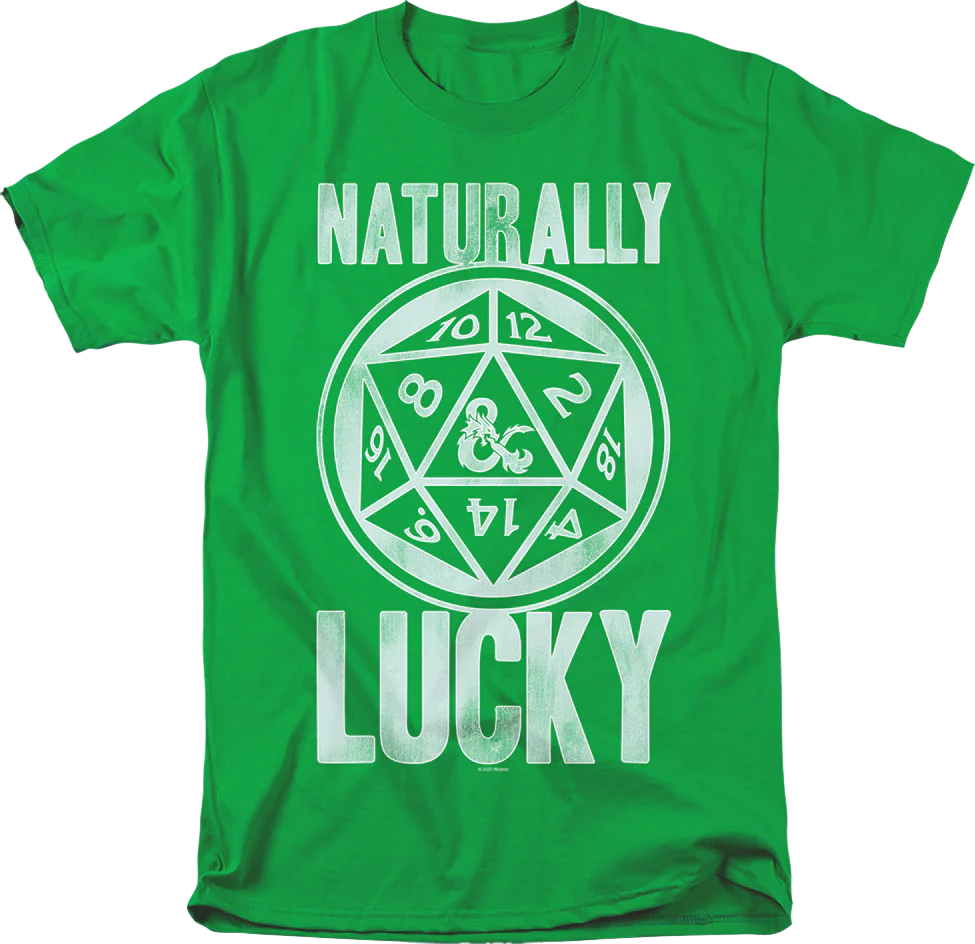 Naturally Lucky Dungeon & Dragons T-Shirt