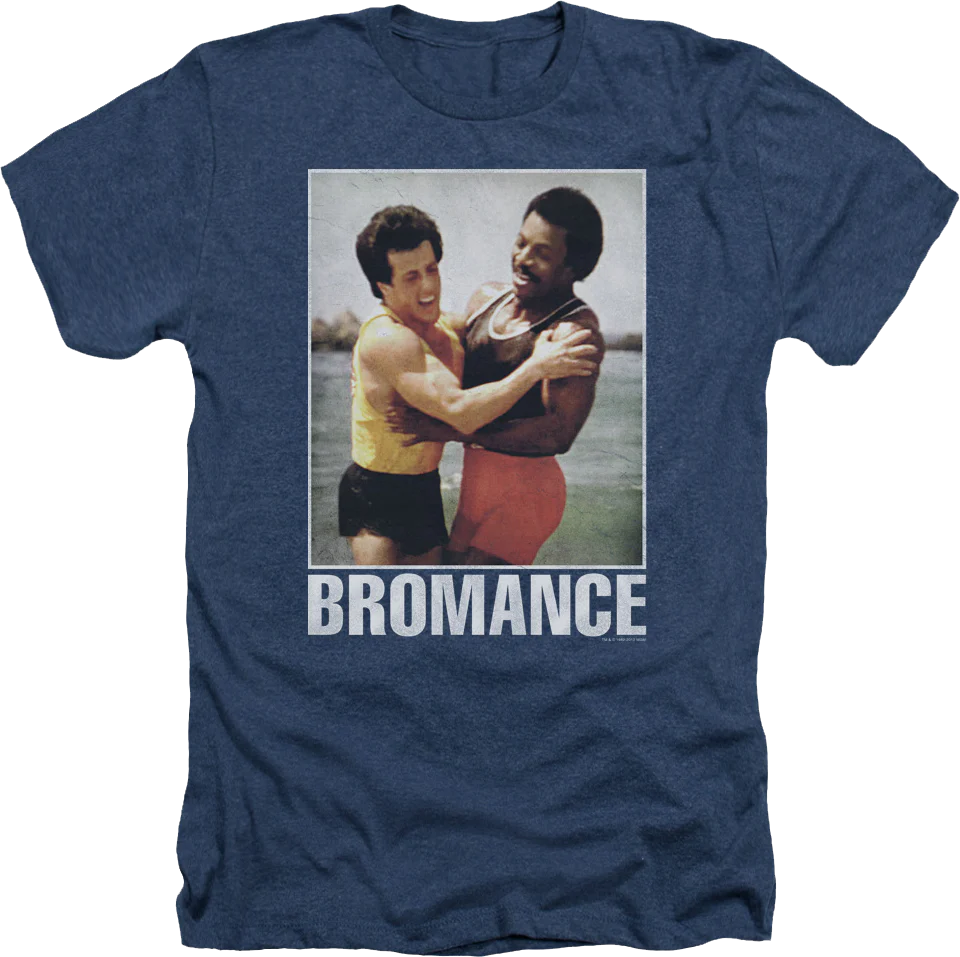 Navy Heather Bromance Rocky T-Shirt