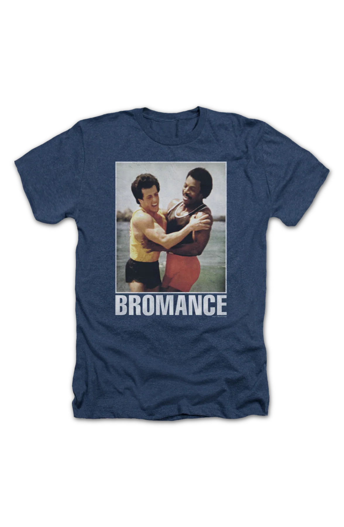 Navy Heather Bromance Rocky T-Shirt - Image 2