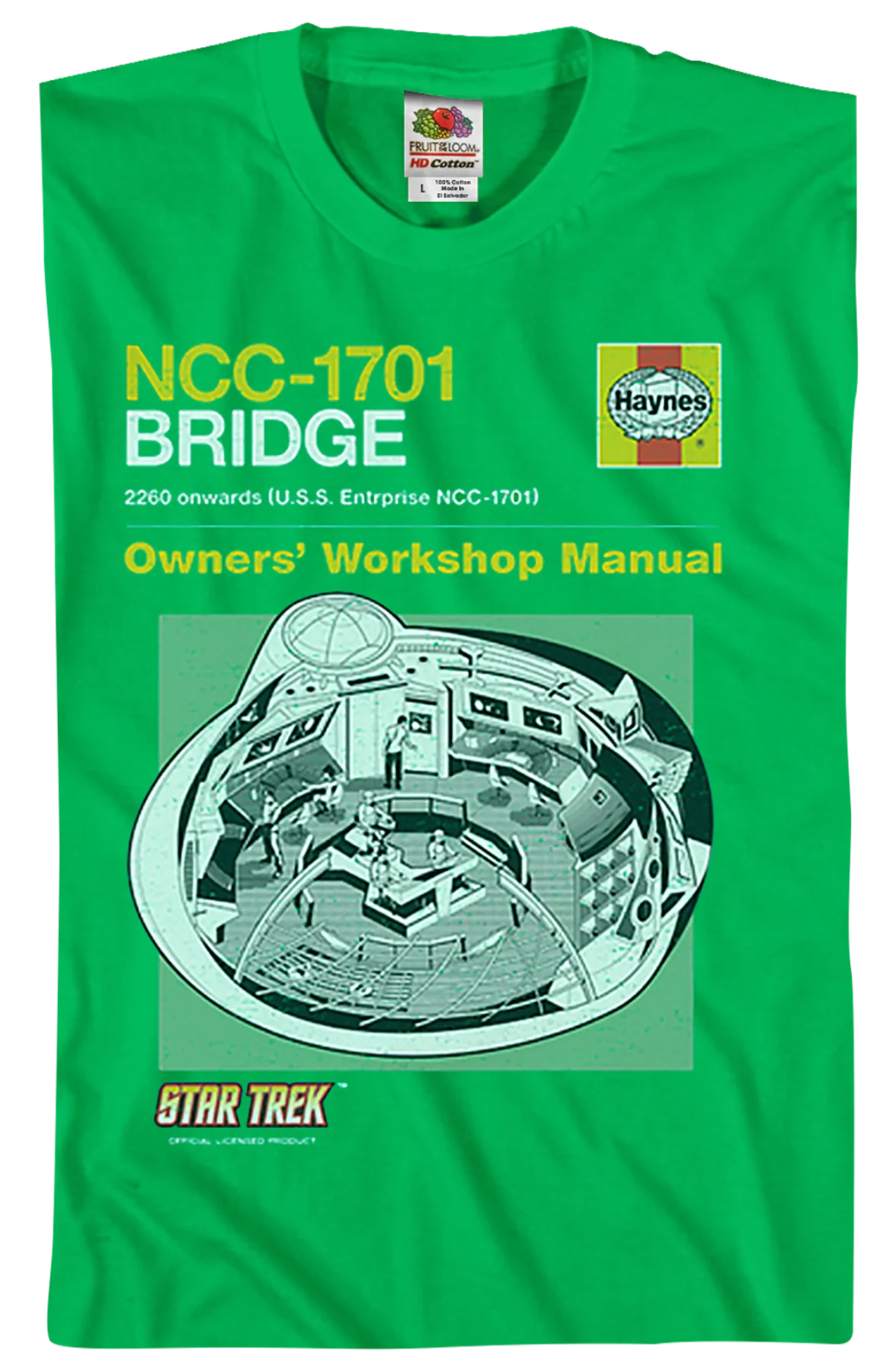 NCC-1701 Bridge Manual Star Trek T-Shirt - Image 2