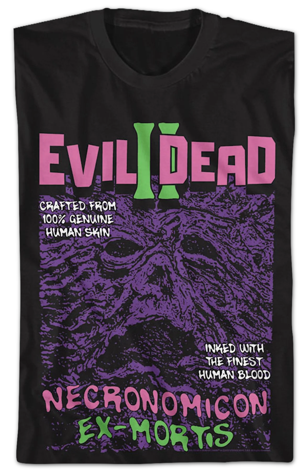 Necronomicon Ex-Mortis Evil Dead II T-Shirt - Image 2