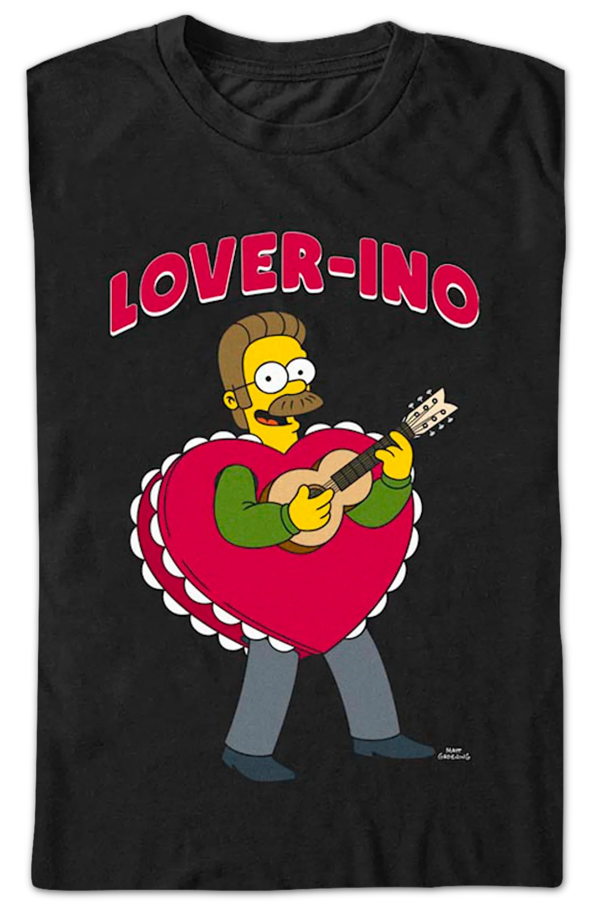 Ned Flanders Lover-ino Simpsons T-Shirt - Image 2