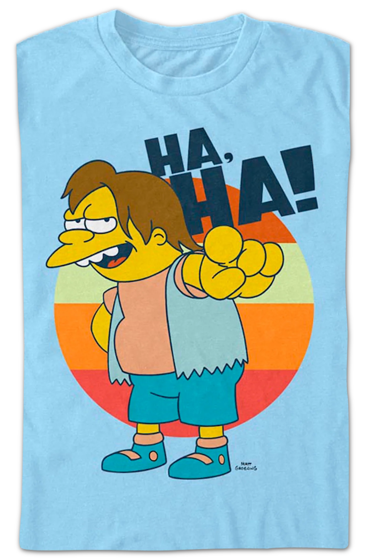 Nelson Laughing Simpsons T-Shirt - Image 2