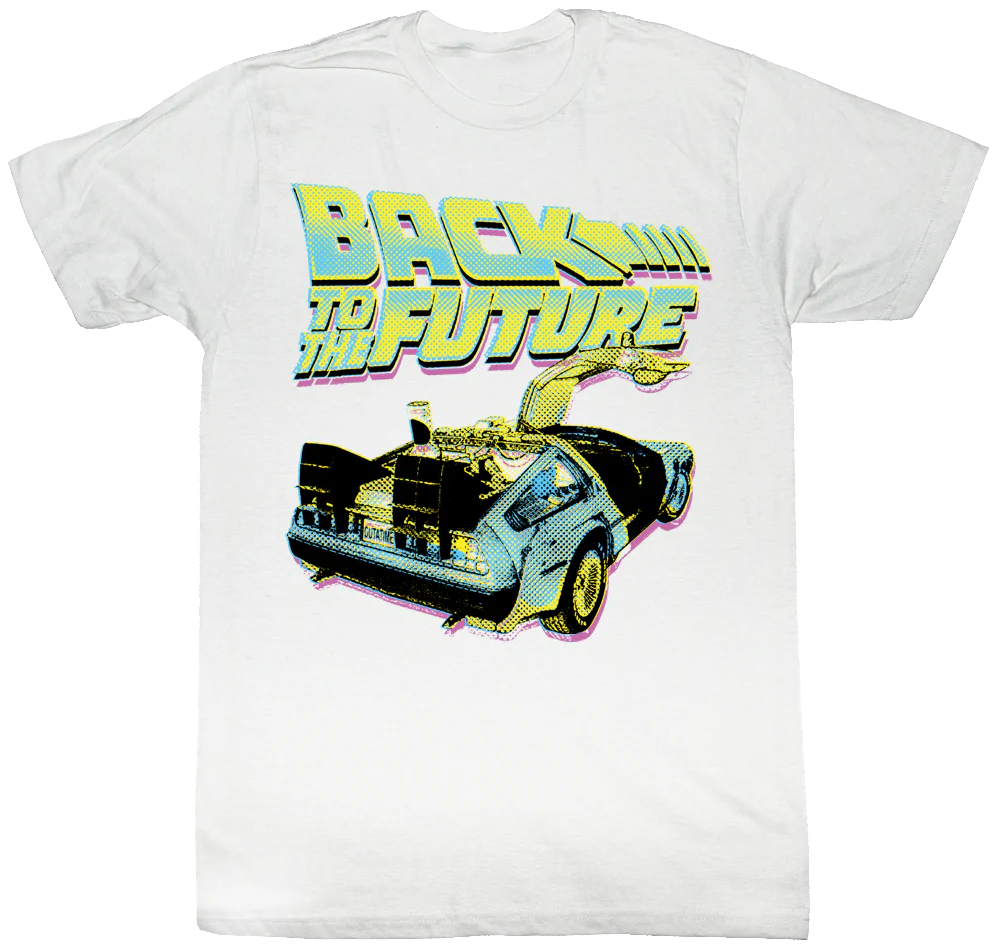 Neon Back To The Future T-Shirt