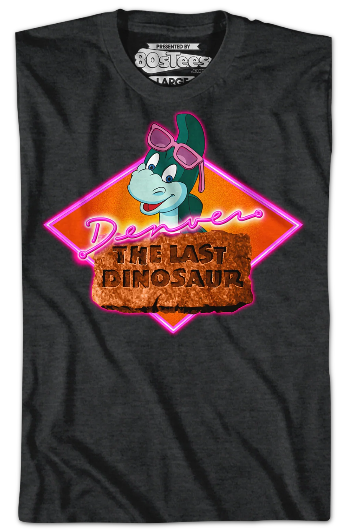 Neon Denver The Last Dinosaur T-Shirt - Image 2